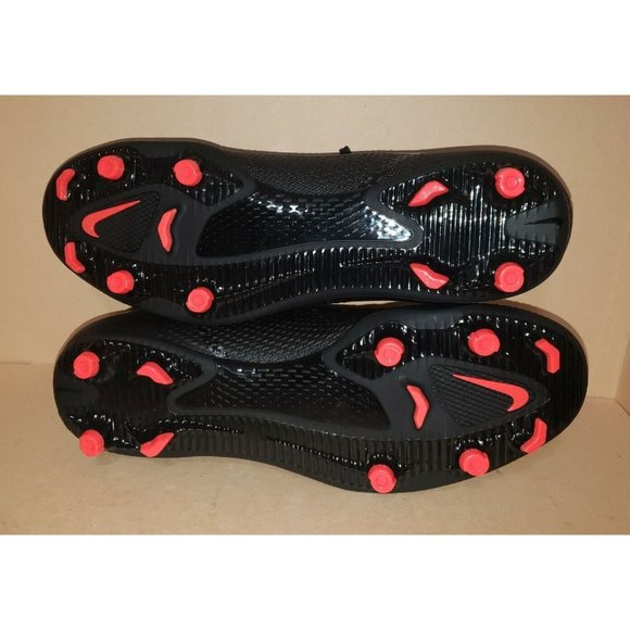 NIKE PHANTOM GT CLUB BLACK SOCCER CLEATS Men's Size 9 NEW - Picture 15 of 16